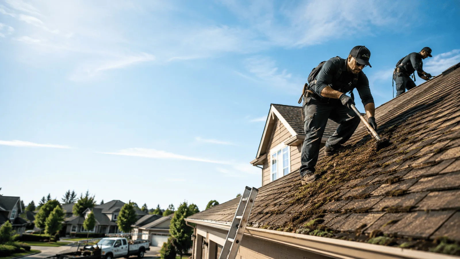 Roof Moss Removal in Okmulgee, OK near me